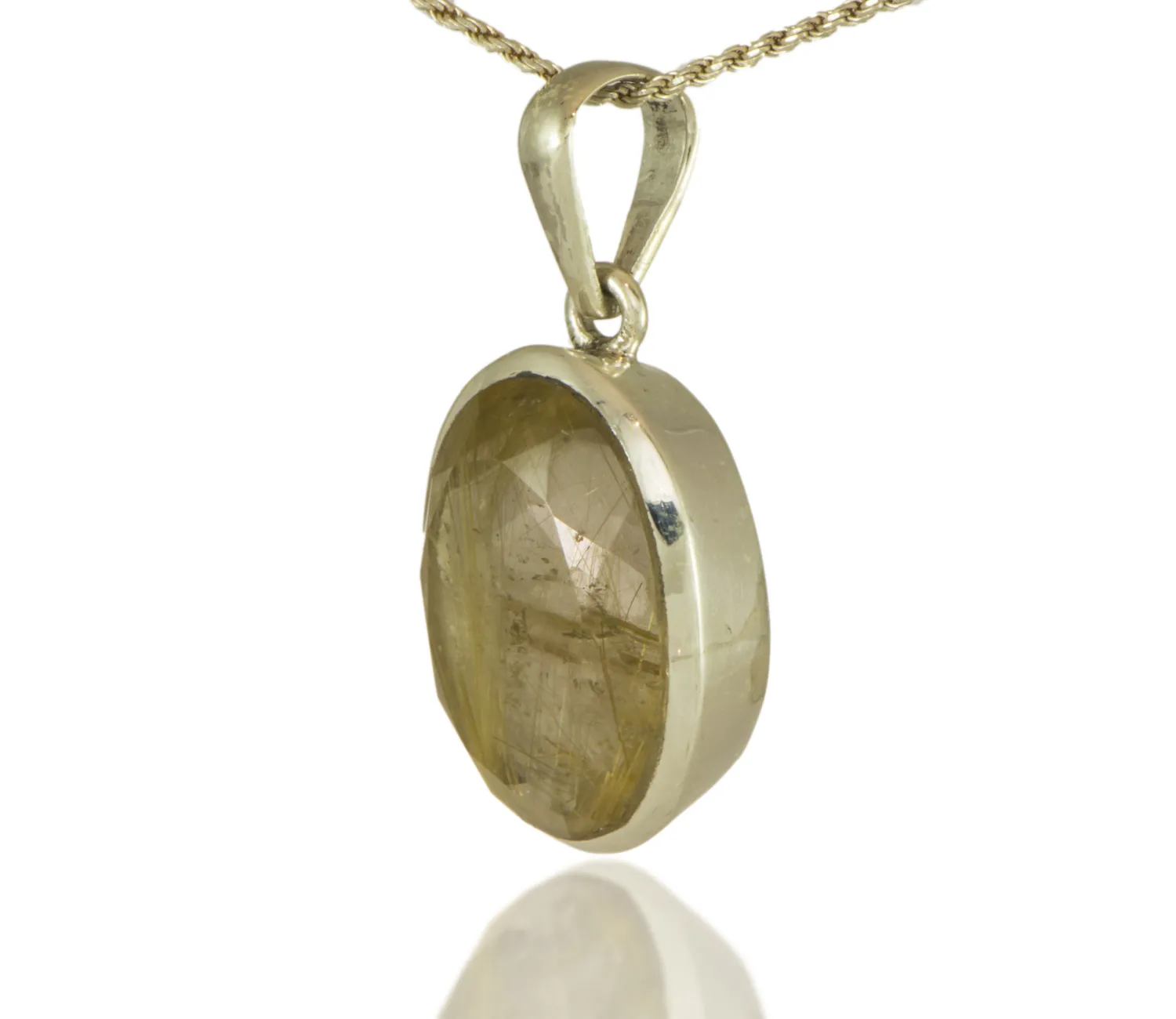 Rutilated Quartz Pendant