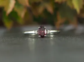 Rhodolite Ring