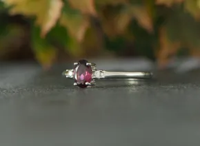 Rhodolite Ring