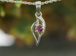 Rhodolite Pendant