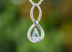 Blue Topaz Pendant
