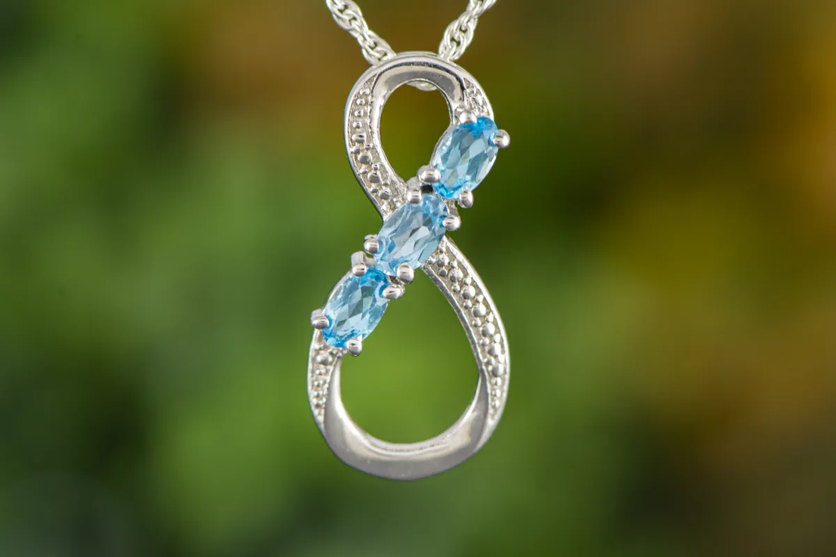 Blue Topaz Pendant