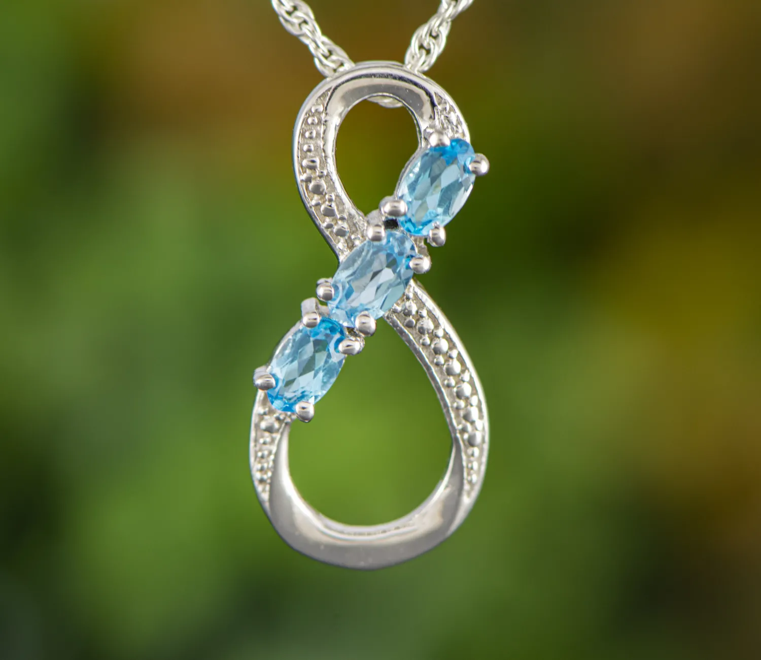 Blue Topaz Pendant