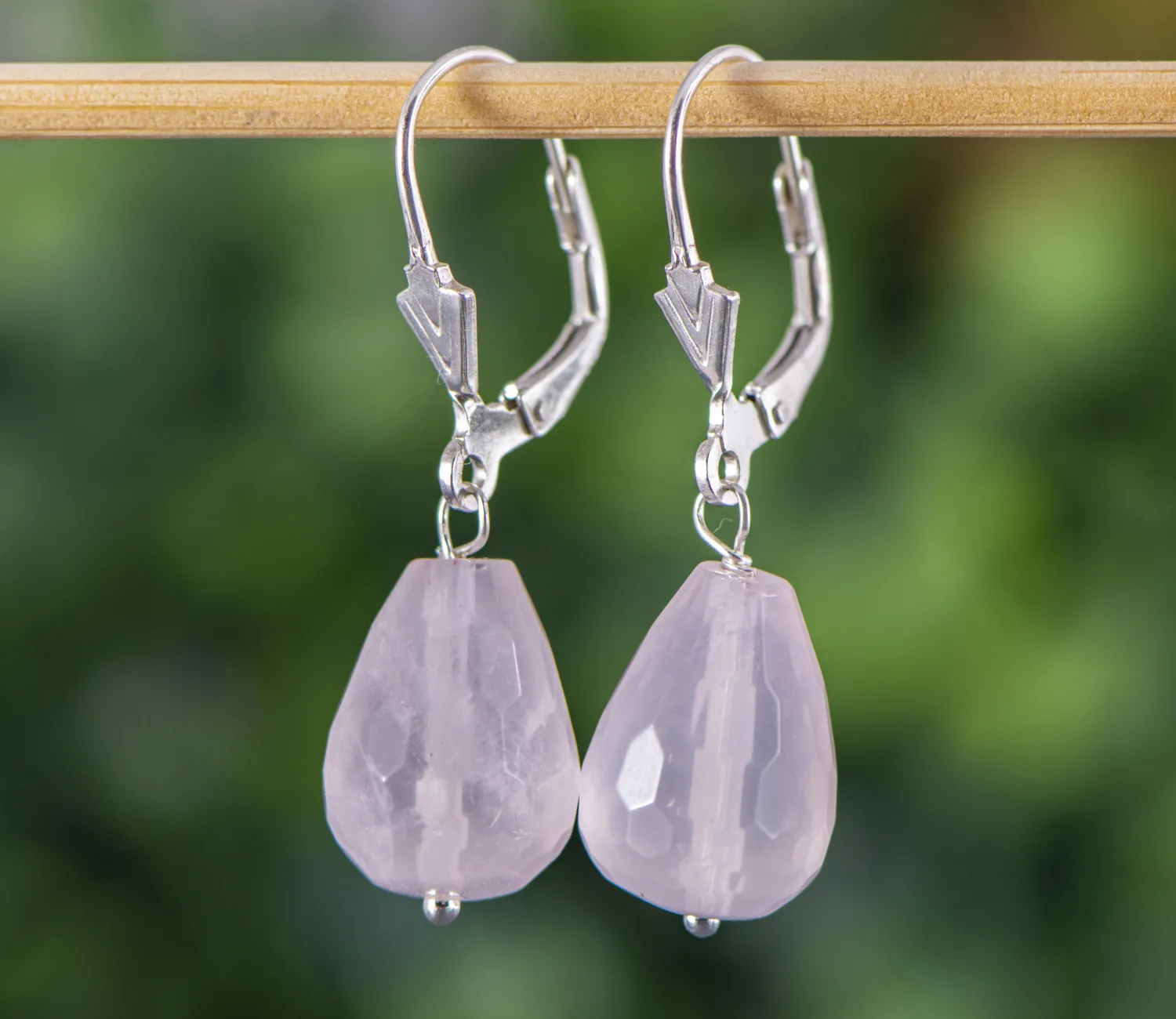Rose Quartz Earrings
