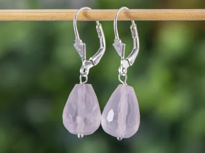 Rose Quartz Earrings
