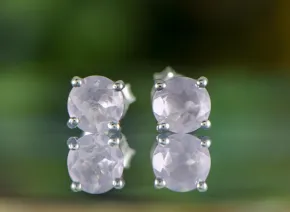 Rose Quartz Earrings