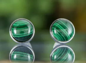 Malachite Earrings