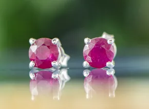 Ruby Earrings