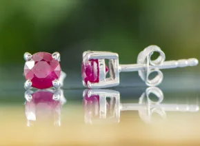 Ruby Earrings