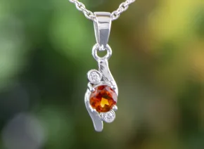 Madeira Citrine Pendant