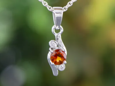 Madeira Citrine Pendant