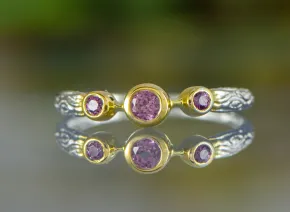 Garnets Ring and Goldplating