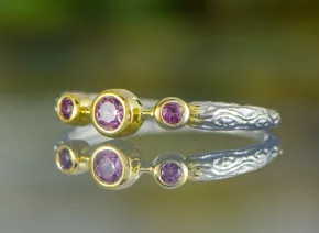 Garnets Ring and Goldplating