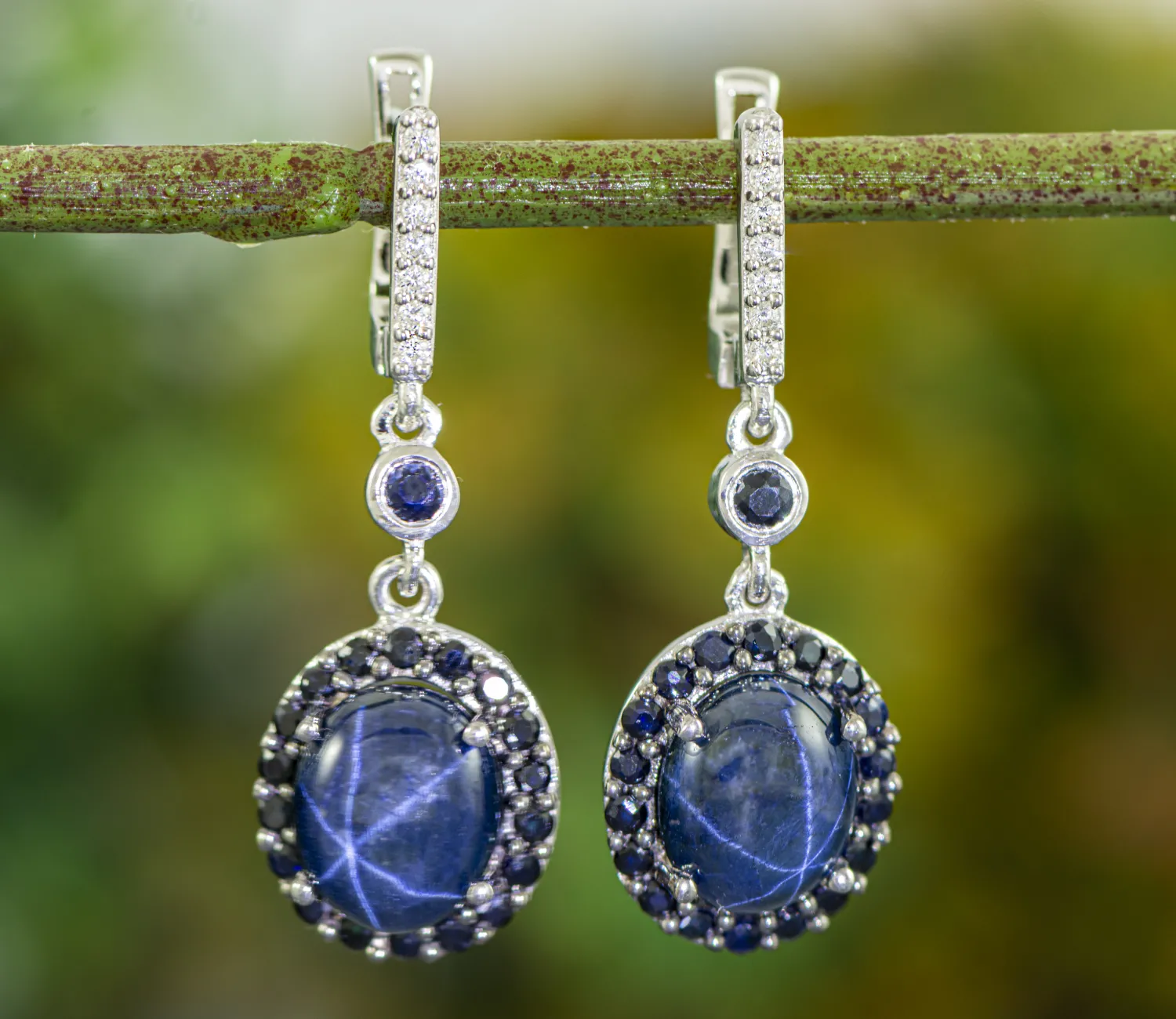 Star Sapphires Earrings