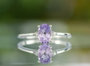 Lavander Amethyst Ring