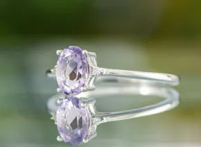 Lavander Amethyst Ring