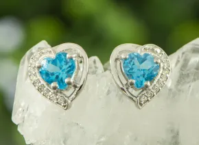 Blue Topaz Earrings