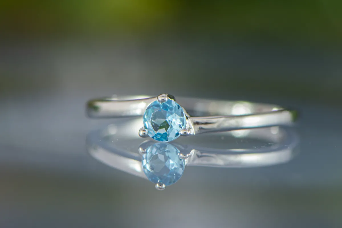Blue Topaz Ring