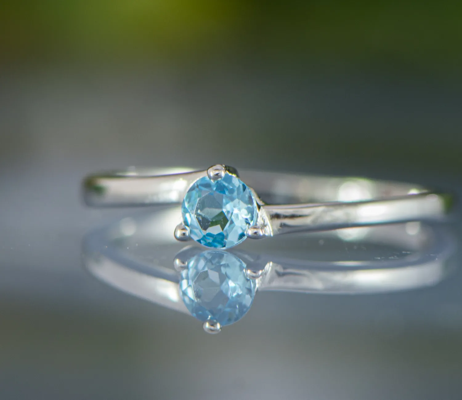 Blue Topaz Ring