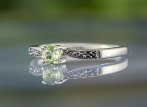Green Sapphire Ring