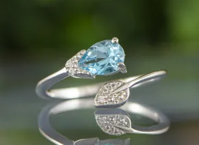Blue Topaz Ring