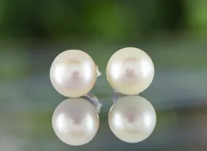 Вхите Pearls Earings АА