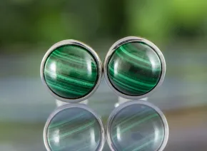 Malachite Earrings