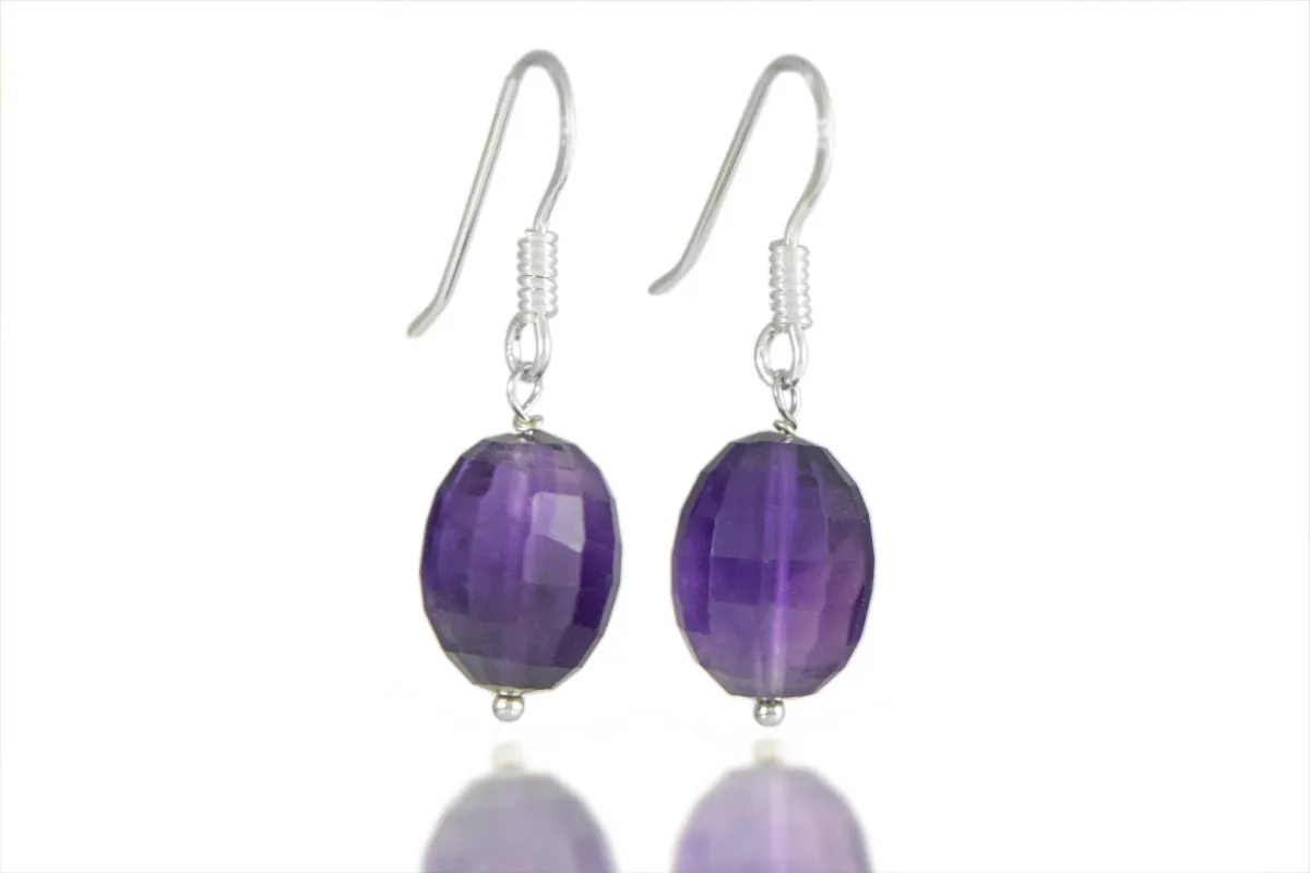 Eearrings with Amethysts