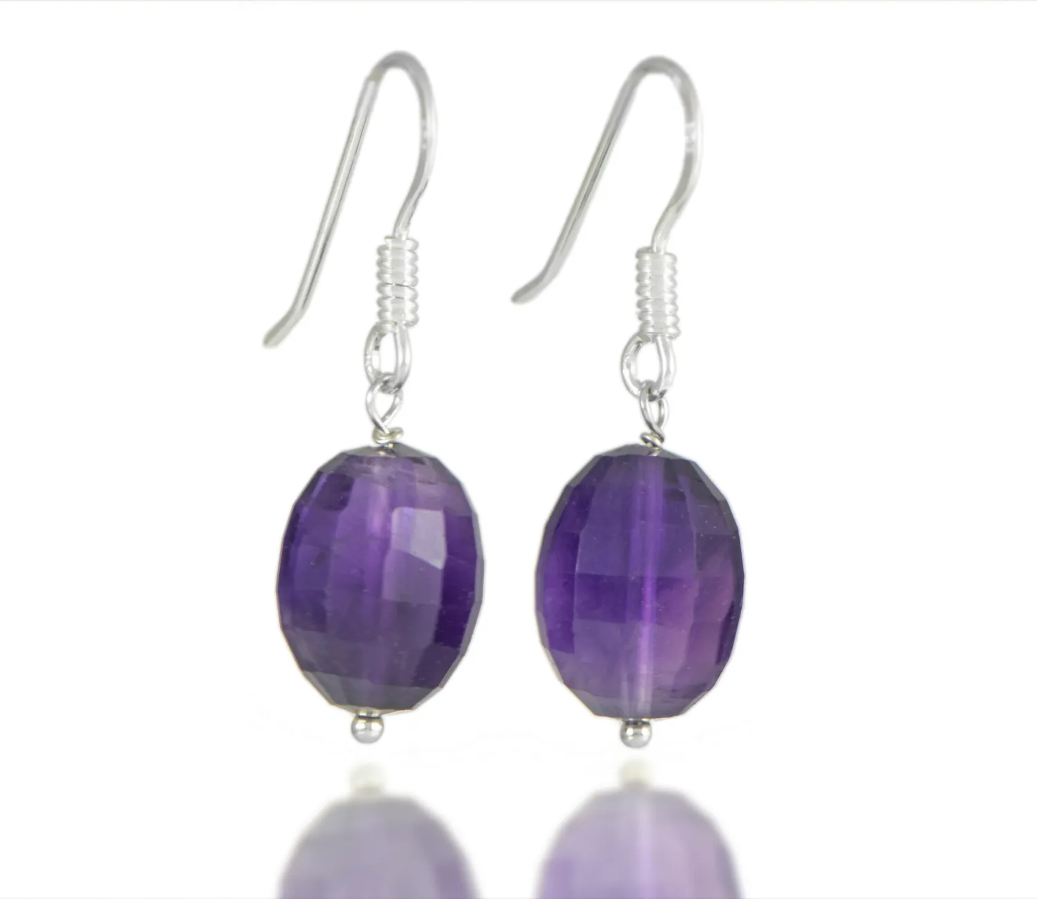 Eearrings with Amethysts