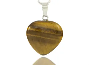 Tiger Eye Heart