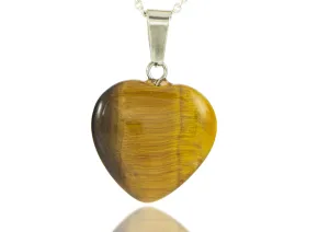 Tiger Eye Heart