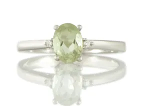 Green Amethyst Ring
