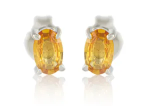 Yellow Sapphite Earrings