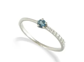 Blue Topaz Ring