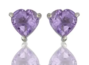 Amethyst Hearth Earrings