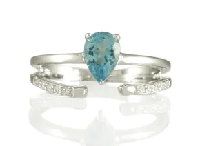 Blue Topaz Ring