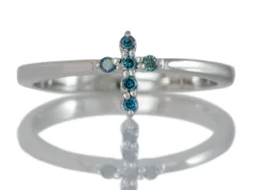 Blue Diamonds Ring