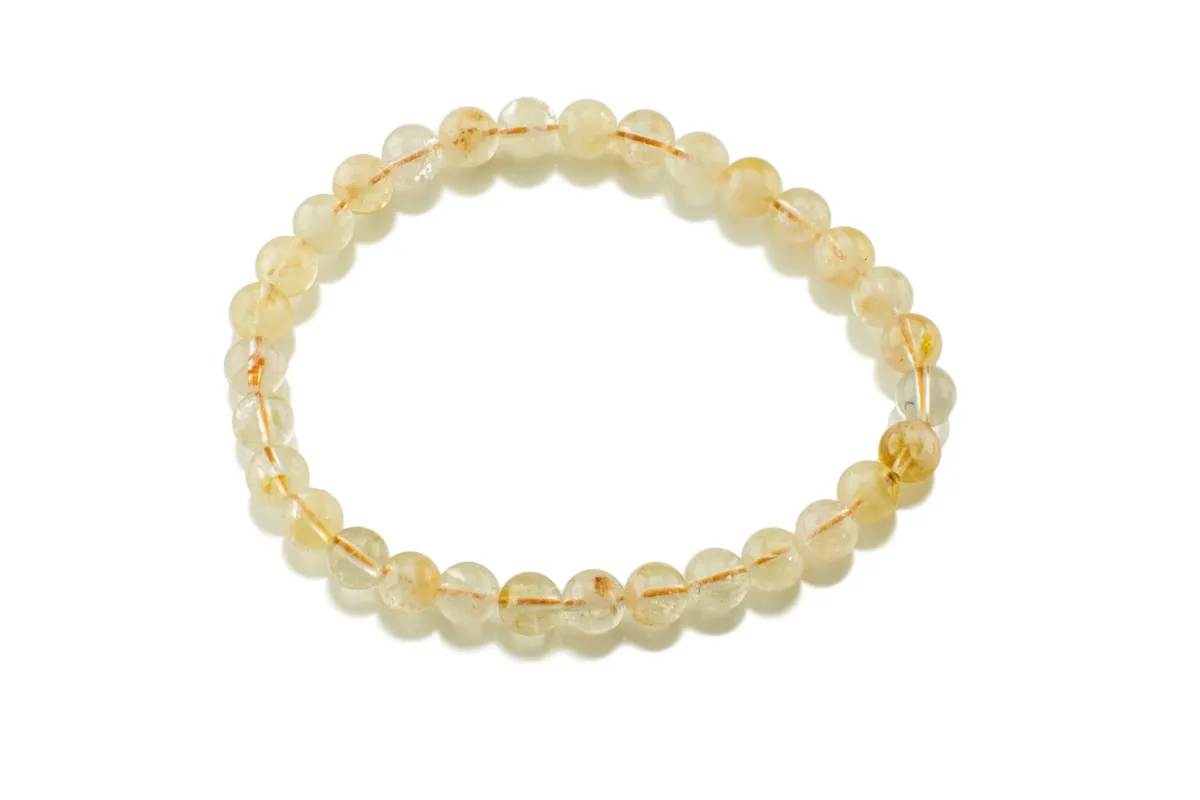 Citrine Bracelet 6mm