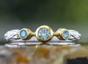 Ring with Blue Topaz