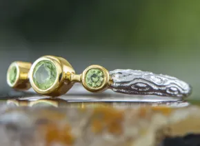 Silver Ring with Peridote