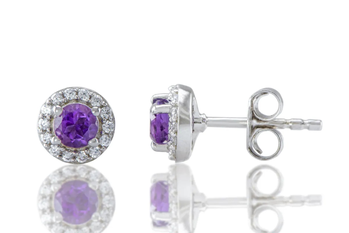 Amethystt Earrings