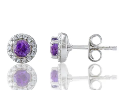 Amethystt Earrings