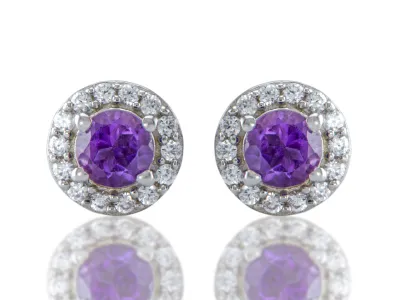 Amethystt Earrings