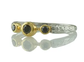 Ring with Black Diamonds