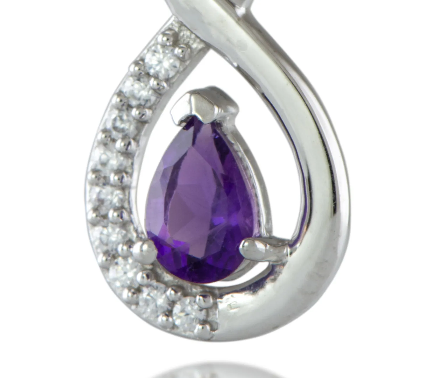 Silver pendant with Amethyst