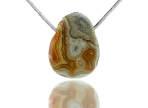 Crazy Lace Agate Pendant