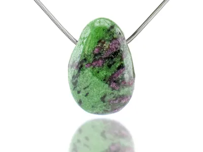 Ruby Coizite Pendant