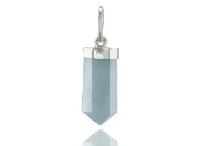 Silver pendant with Aquamarine