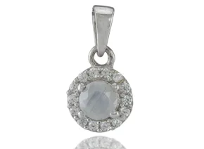 Silver pendant with Moonstone