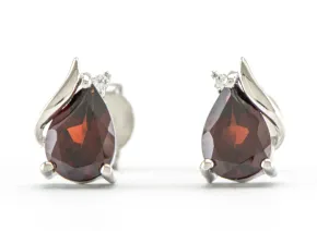 Red Garnet Earrings